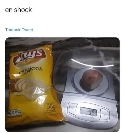 Well they are called potato chips, not potatos chips
