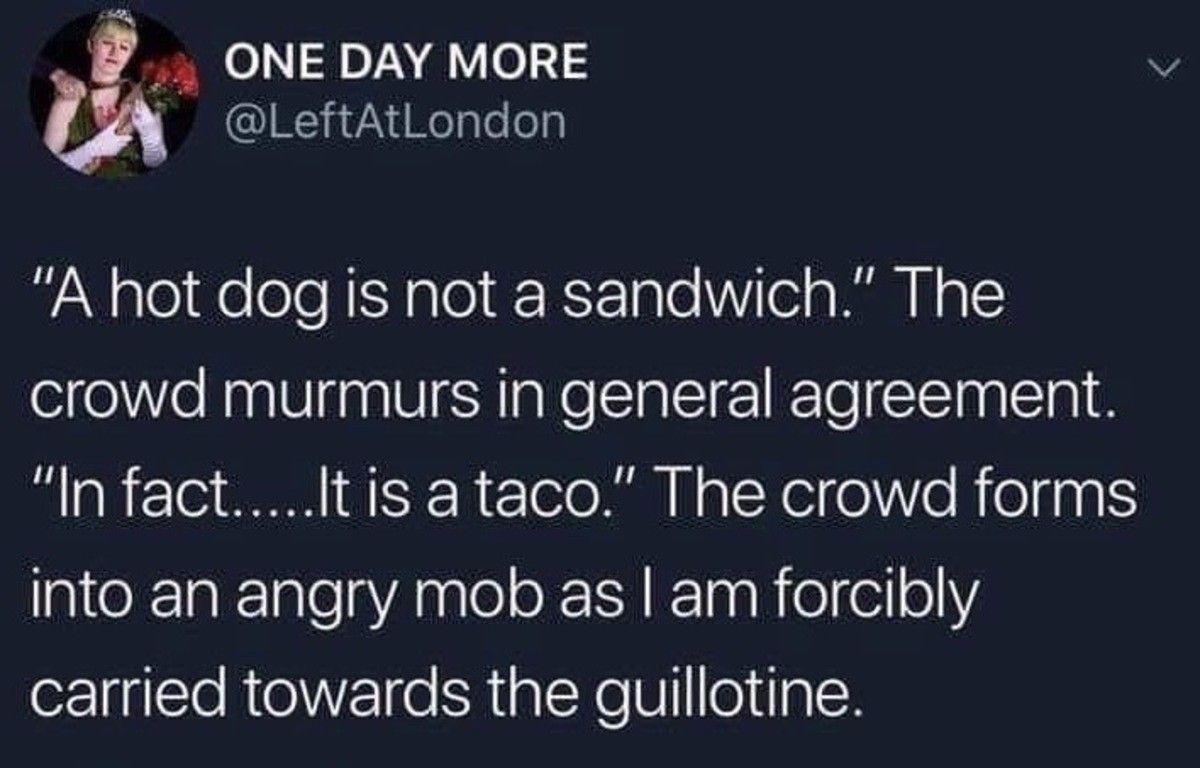 A big mac is a lasagna