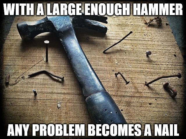 But if you screw yourself, then just bolt