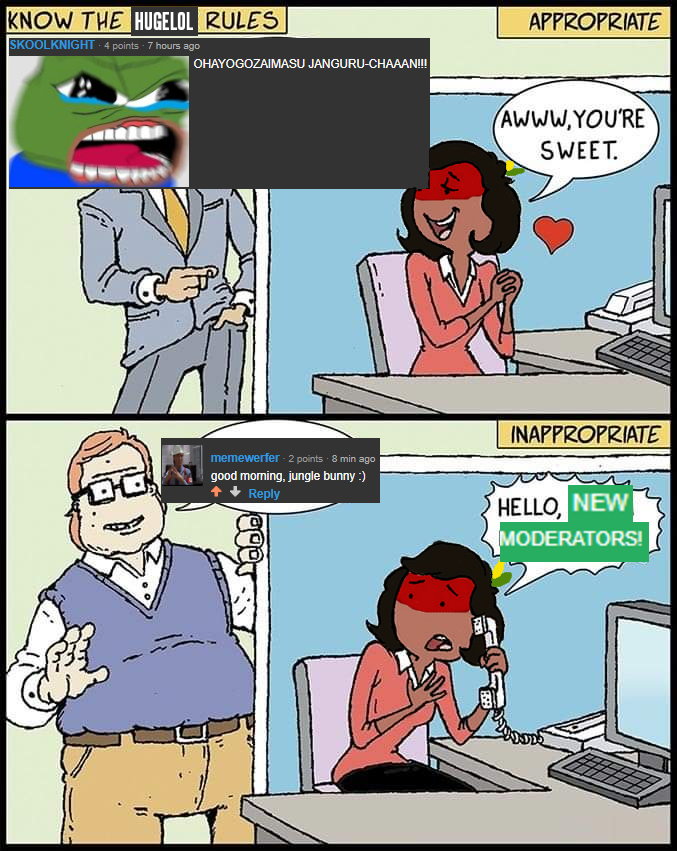 Good Morning, Hugelol! \o (OC)
