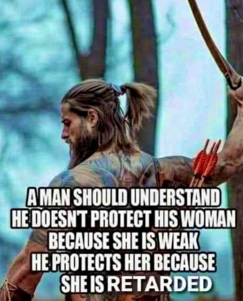She protects me