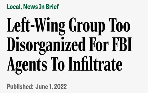 "I have inflitrated antifa"