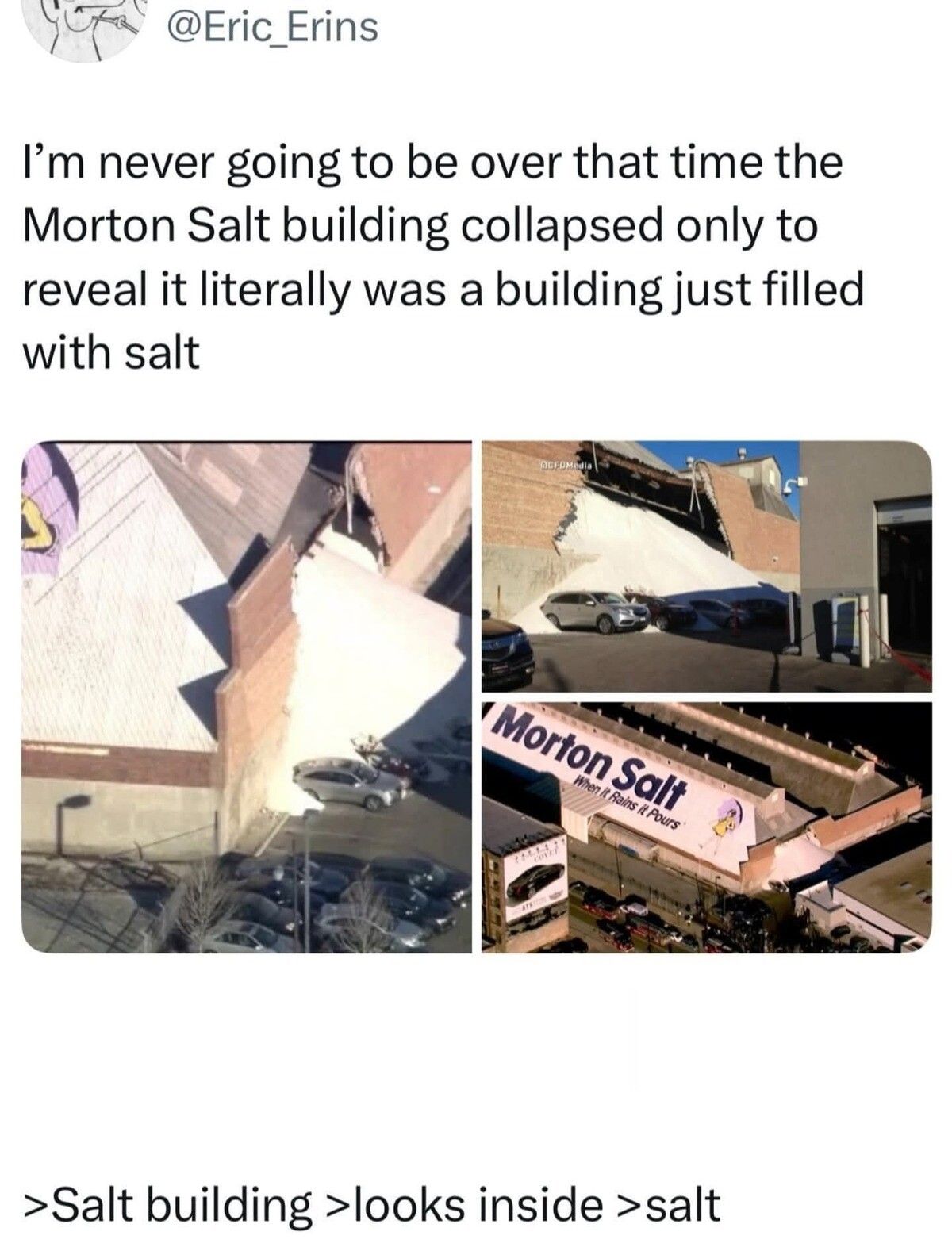 No need to be salty