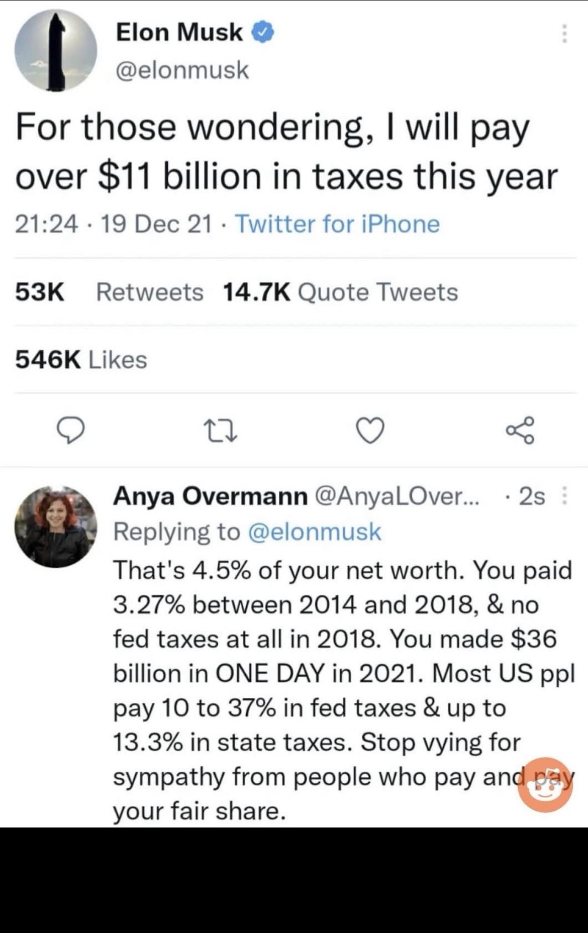 Elon being a little b*tch (as usual)