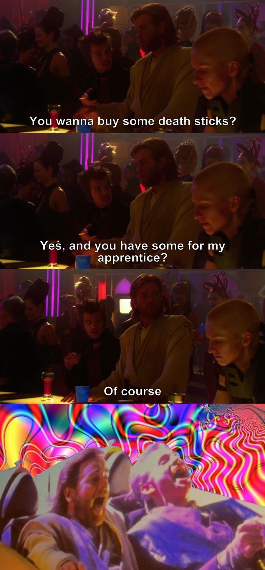 After the come down it makes you go home and rethink your life