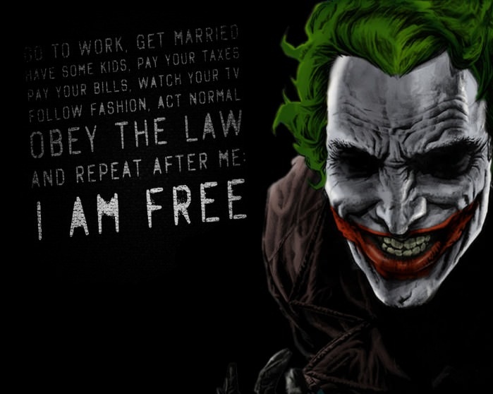 Thats what i like about the Joker, he has a point.