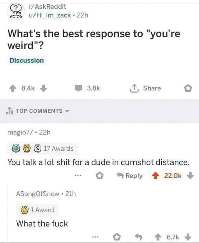 Me and who?