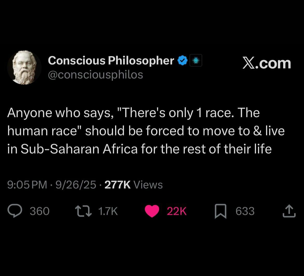 Ther is only one really human race though