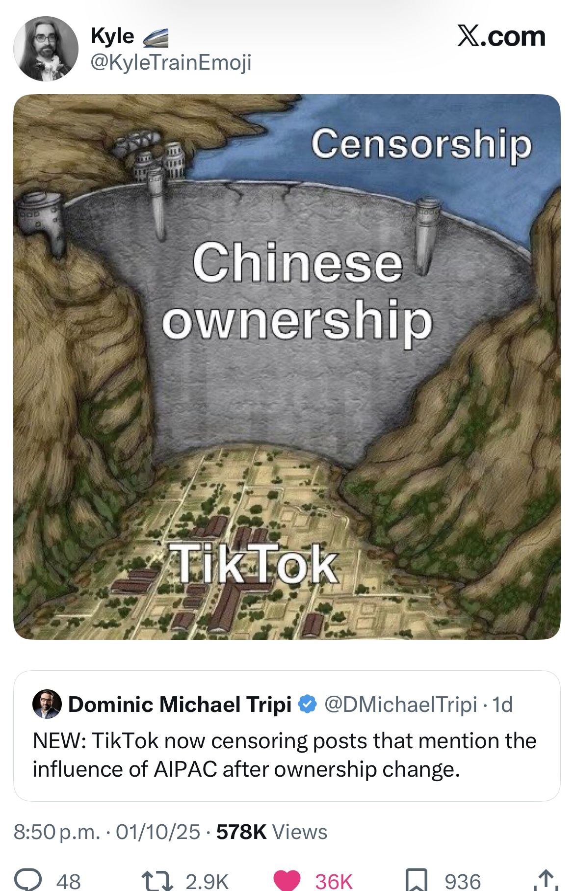 Thank @realDonaldTrump very cool