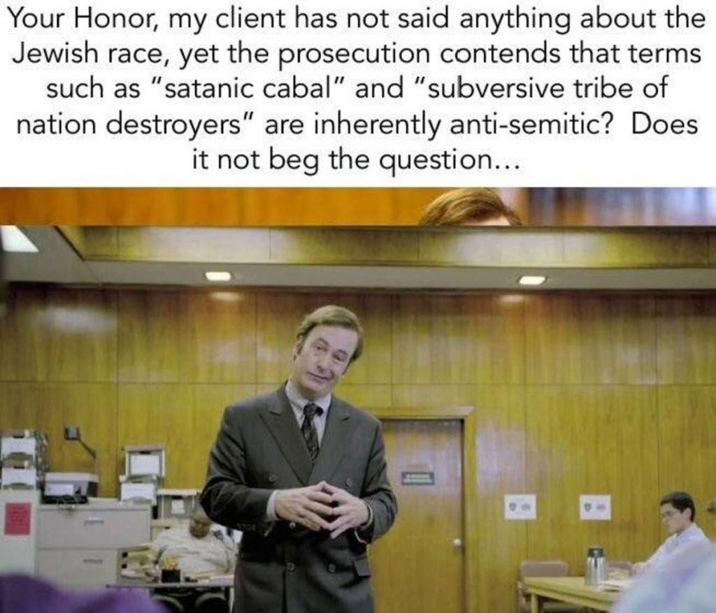 VonBaron as my lawyer. I will inevitably get the death penalty