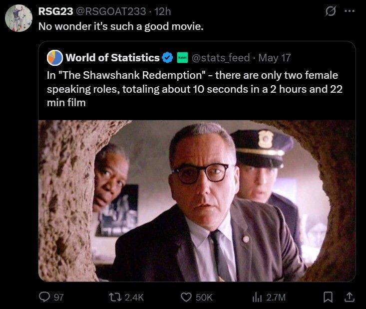 That's the art of making a good movie