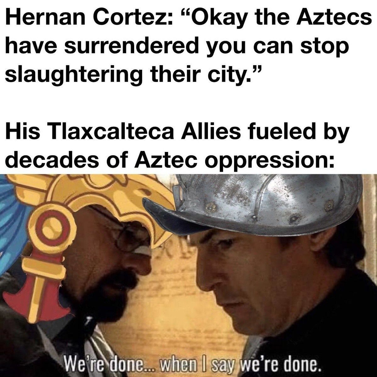 we need to finish what we started