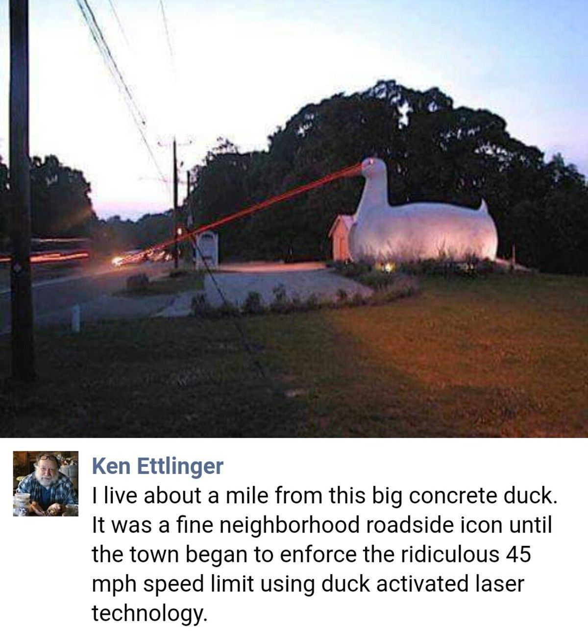 It won't even help if you duck