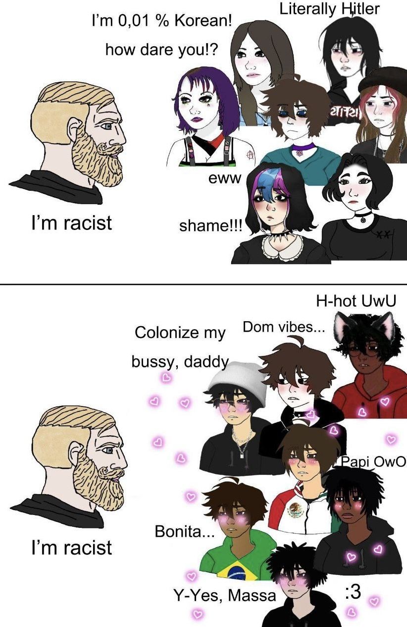 Never ask a wignat the gender of his gf