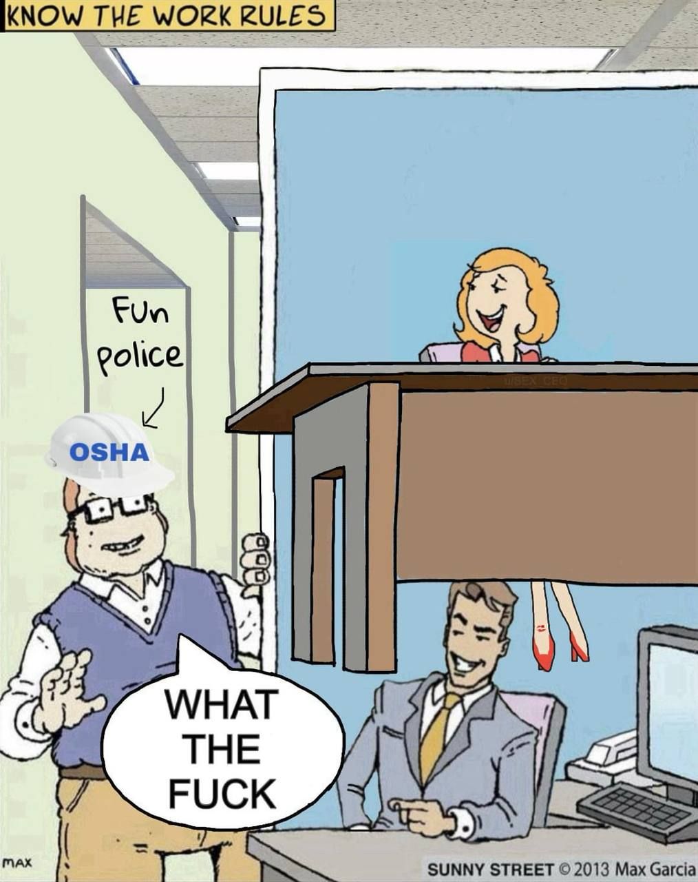 Ruining every bit of joy at work