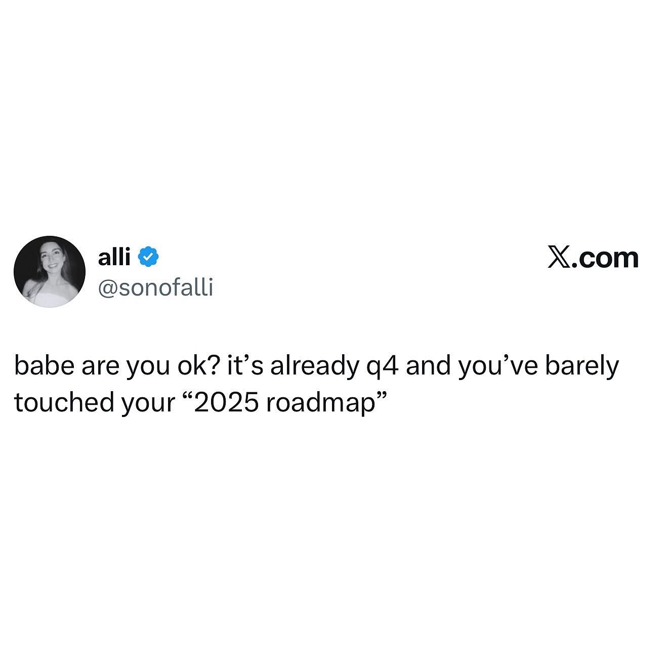 "its almost Q2 of the 21st century!"
