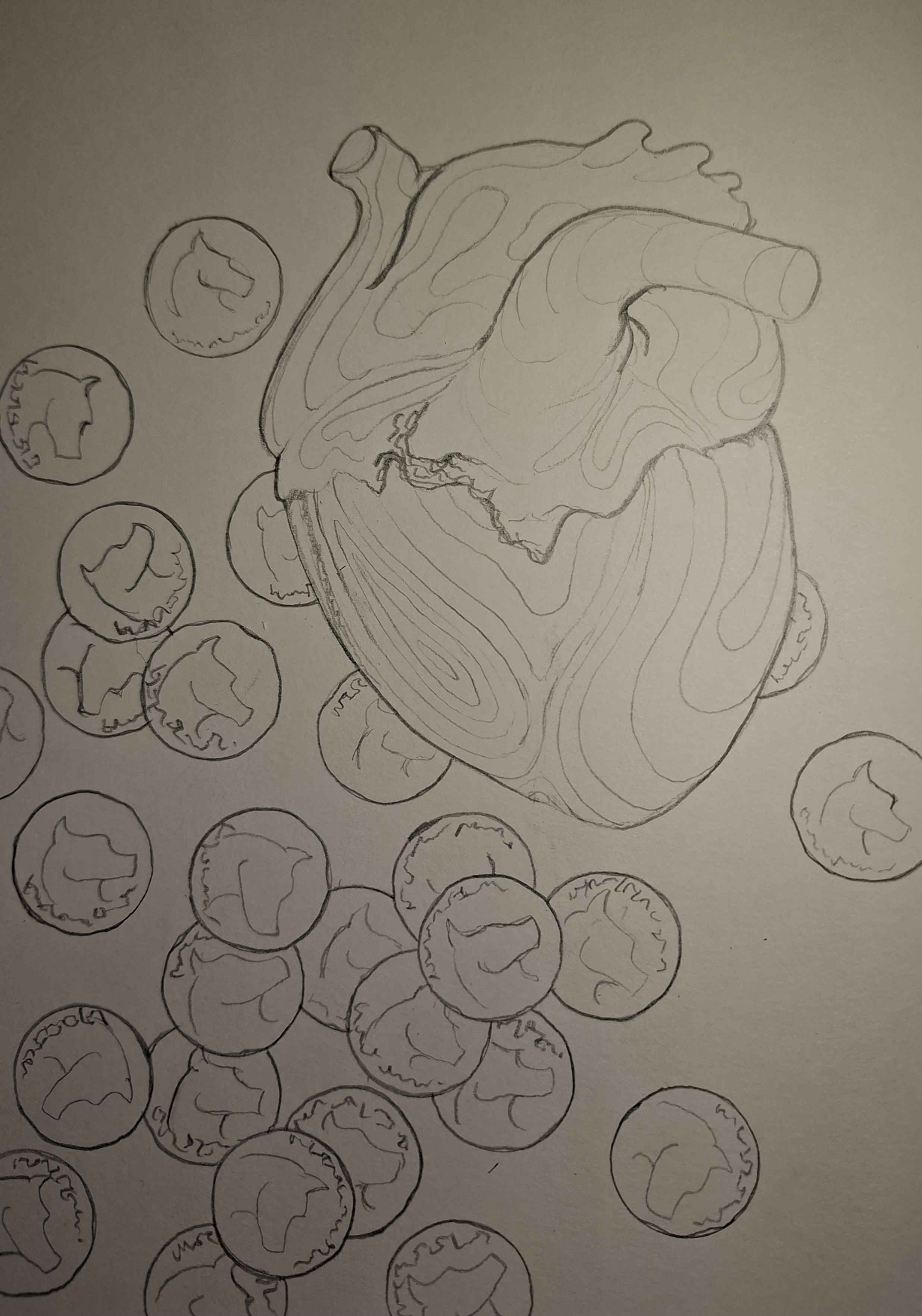 Inktober 9: Heavy