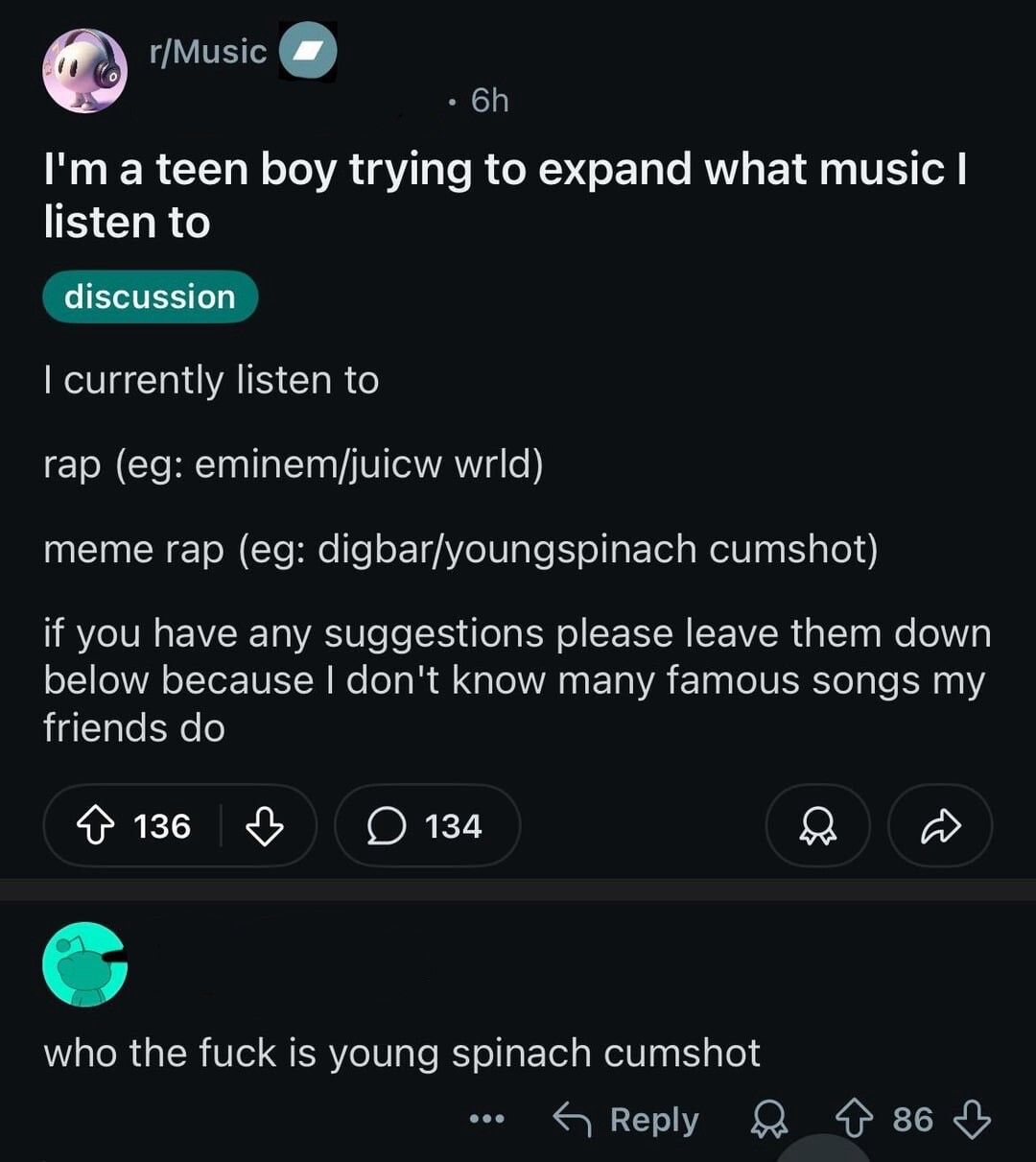 Rap fans smh...
