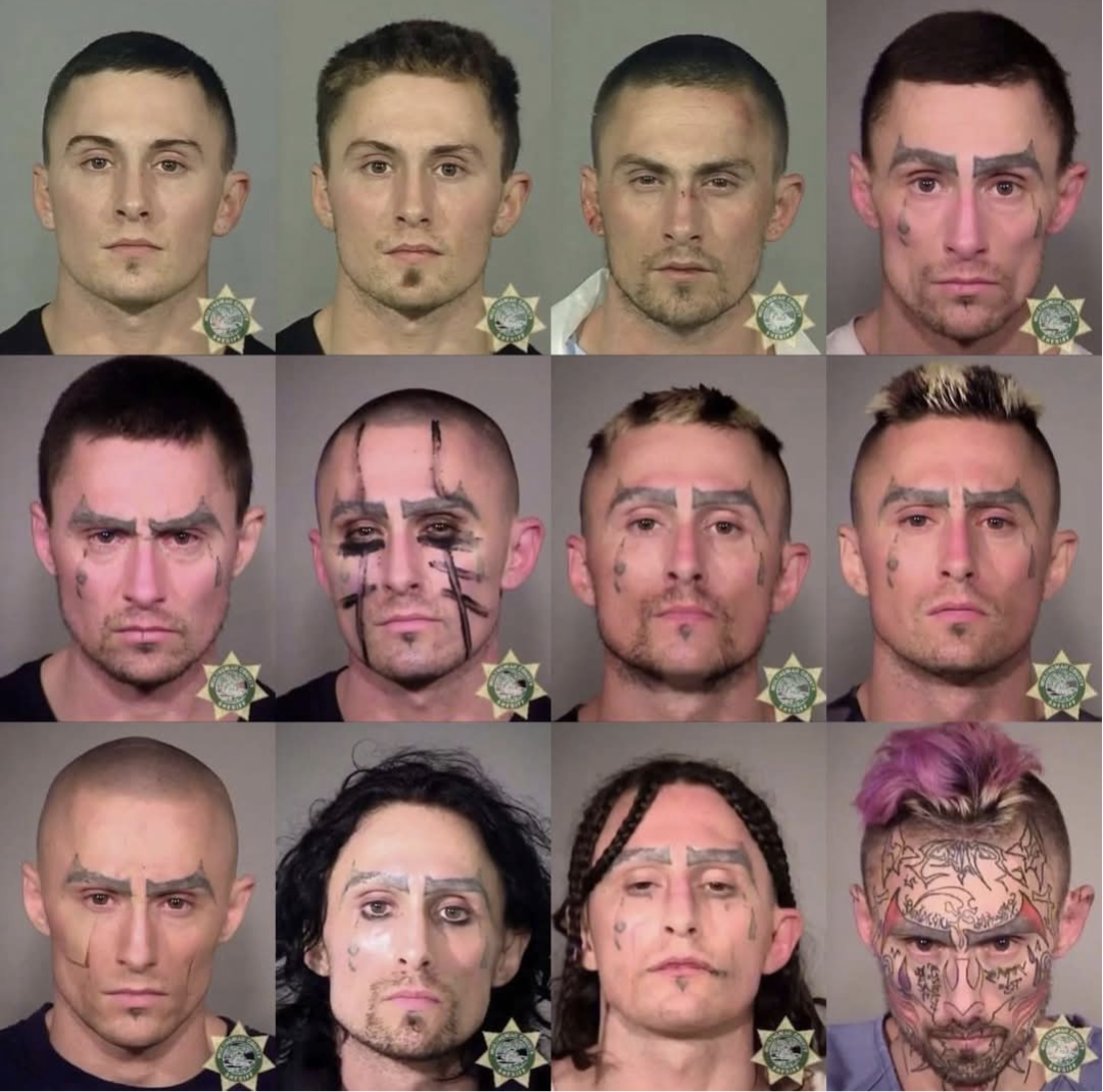 Mugshots showing the effects of HL on @memewerfer overtime. Stay safe, friends