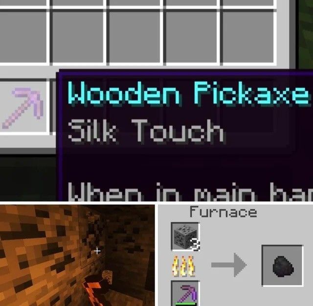 He could have made coal ore stairs with those