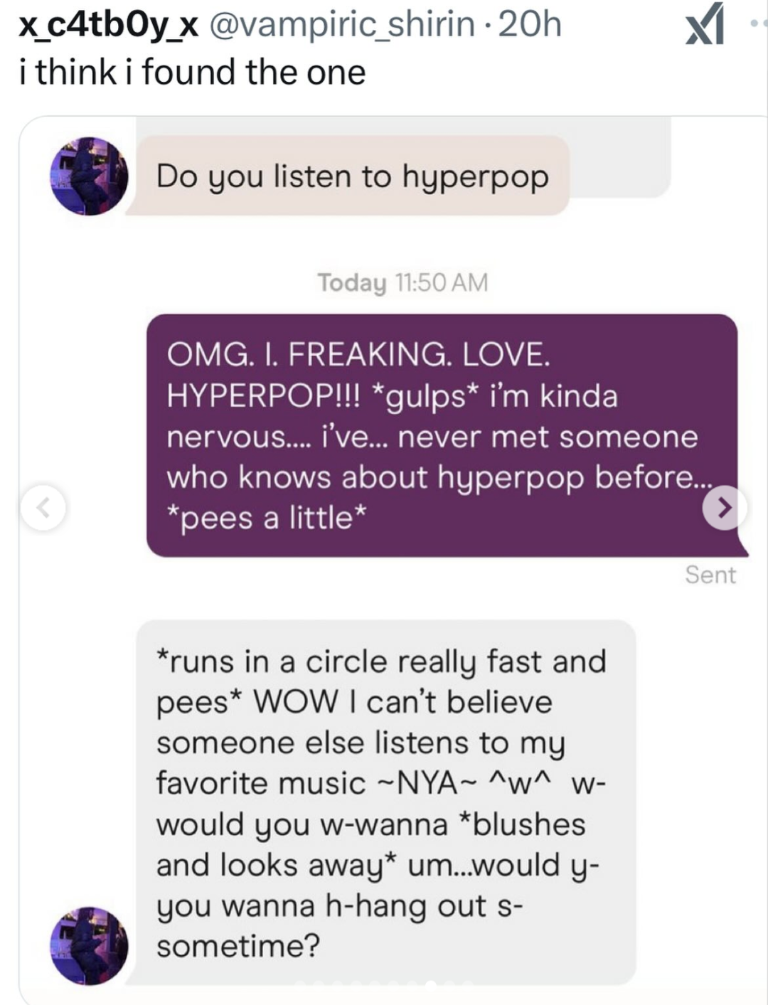 Critical cringe damage