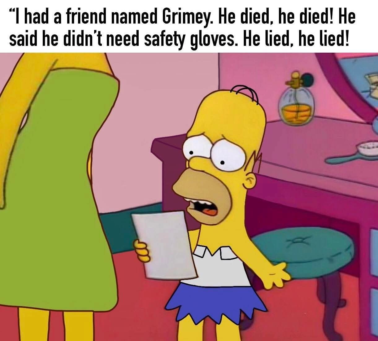 Poor grimey