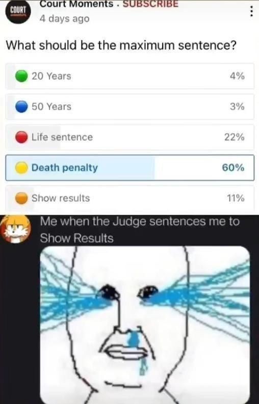 That'd be too cruel