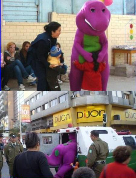 Oh Barney,how you have fallen