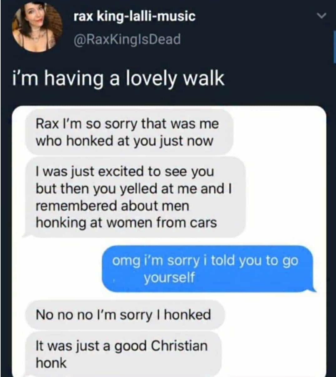 The halal honk