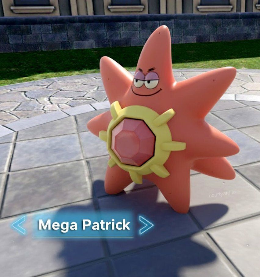 Mega Patrick used Giant Fist
