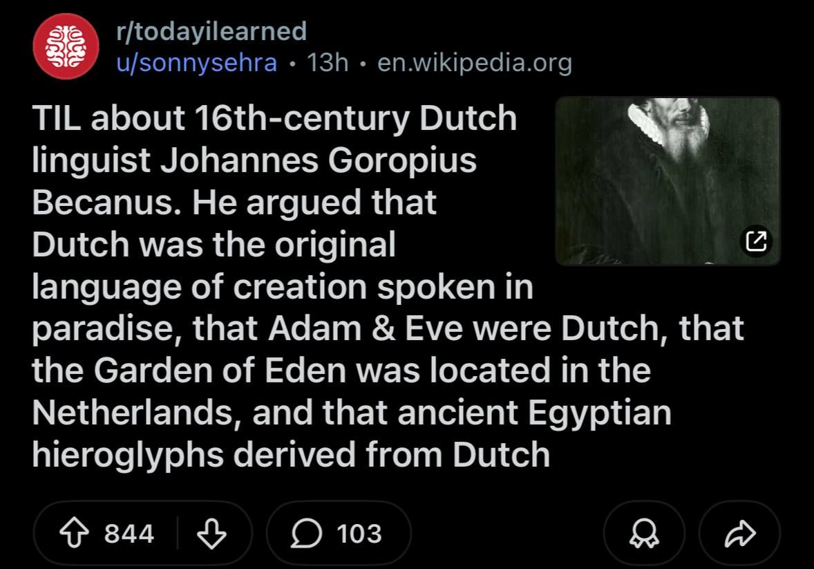 I choose to believe in dutch supremacy now