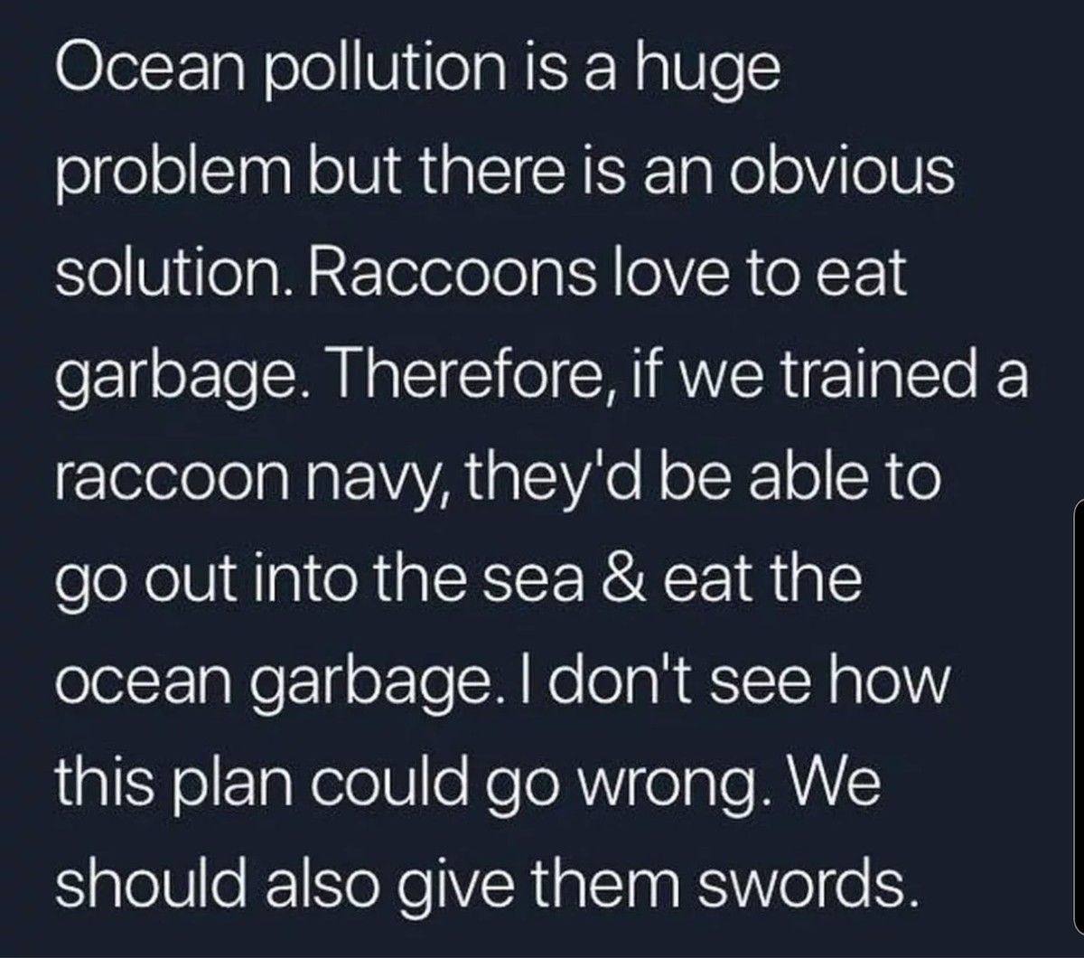 And if the racoons become a problem, just send on the giant robot owl