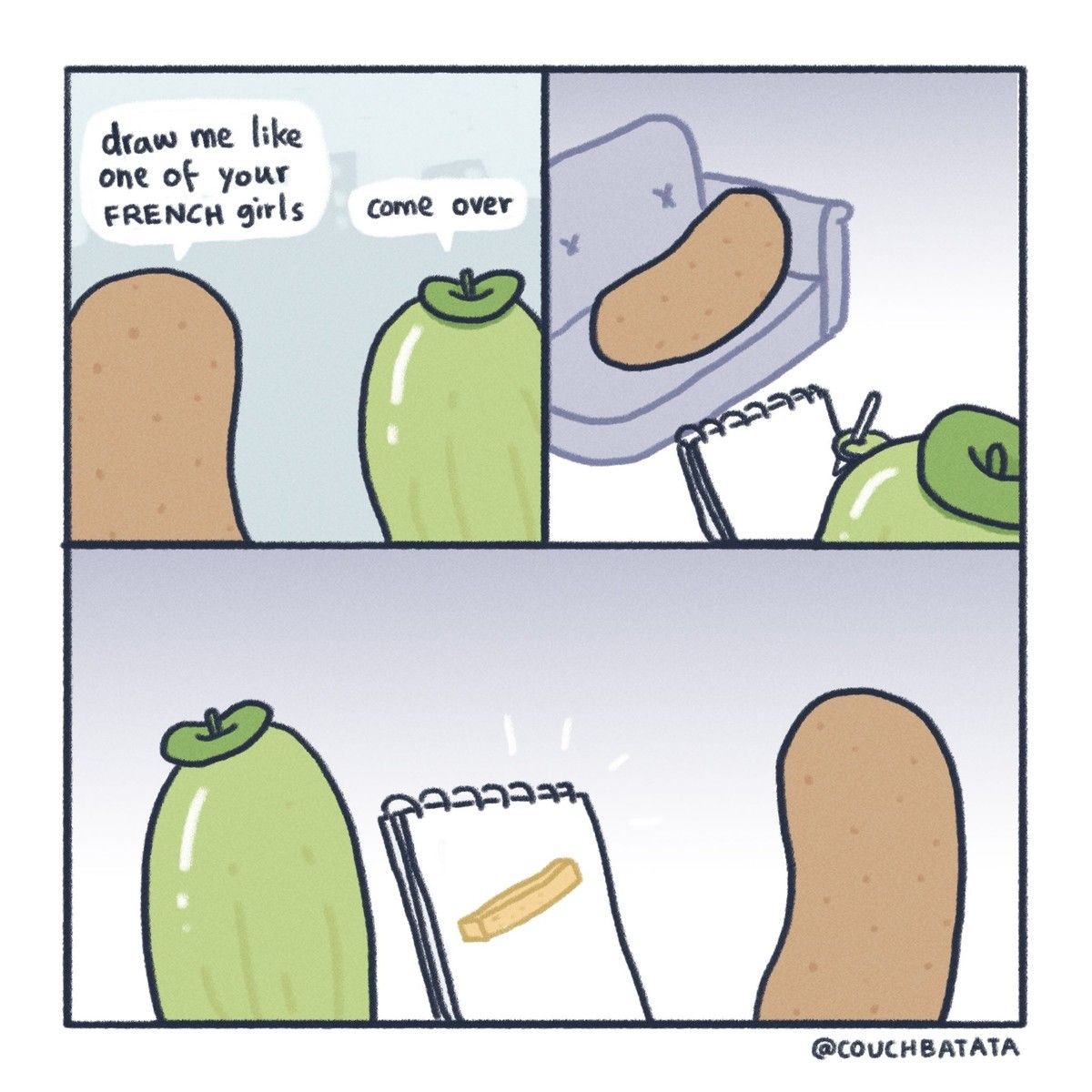 Don't you diss my fry girl