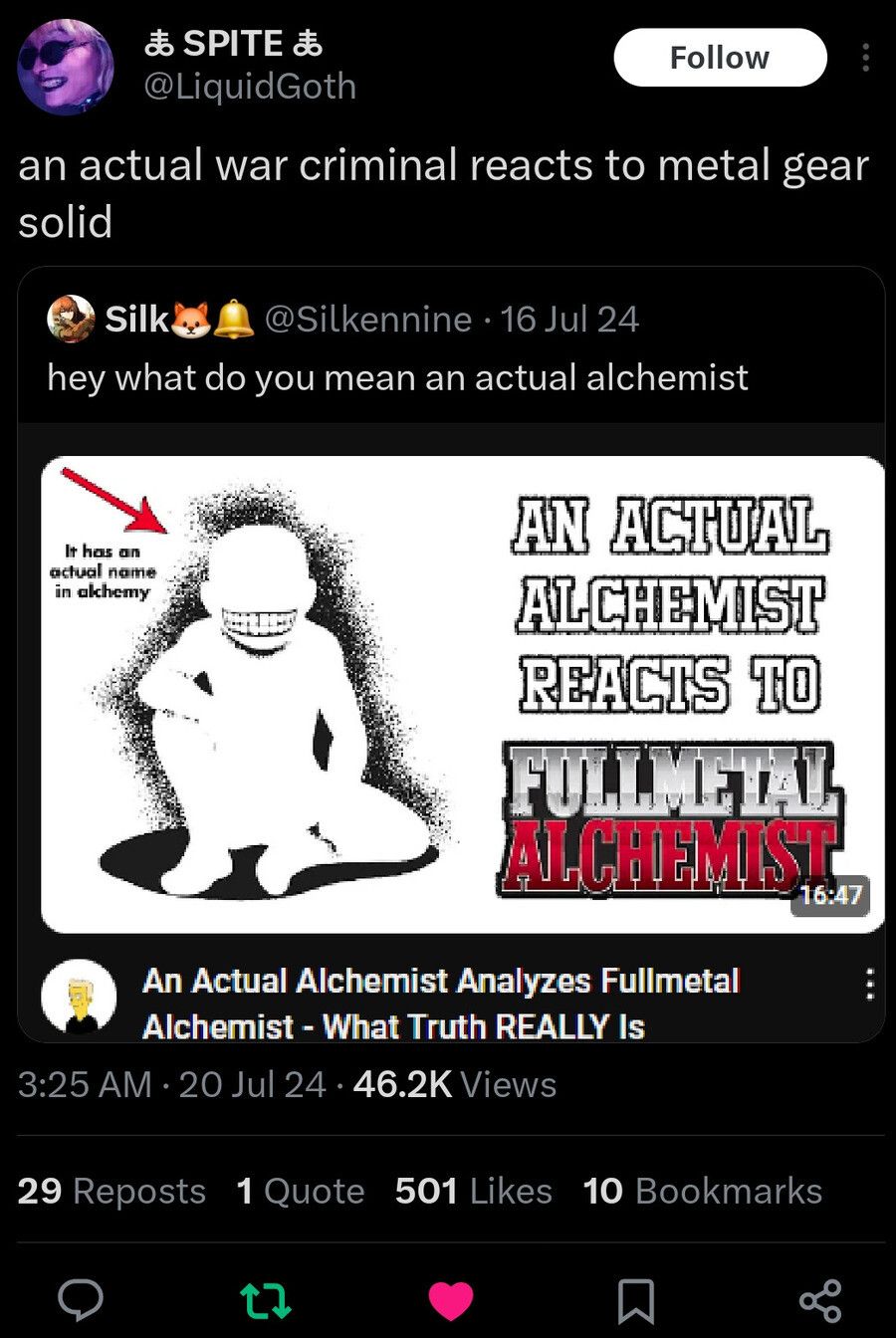 He does alchemy, what's not to know?