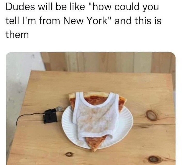 Authentic New York slice