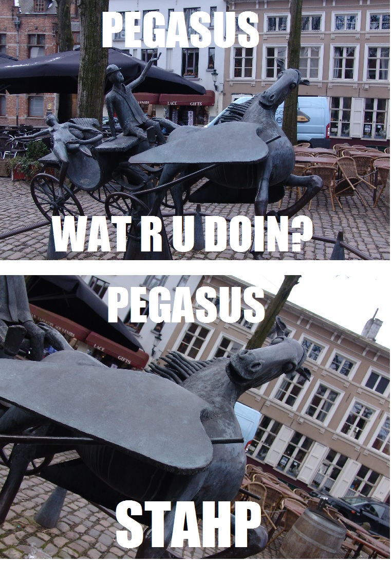 Pegasus stahp!