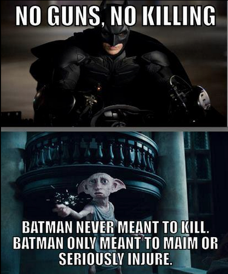 Batman is a free elf