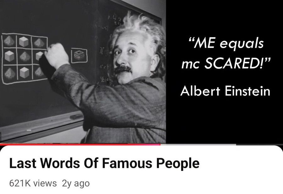 He no longer lives in fear of what he created