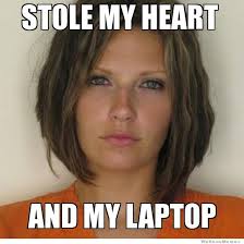 My laptop!!! No!!!
