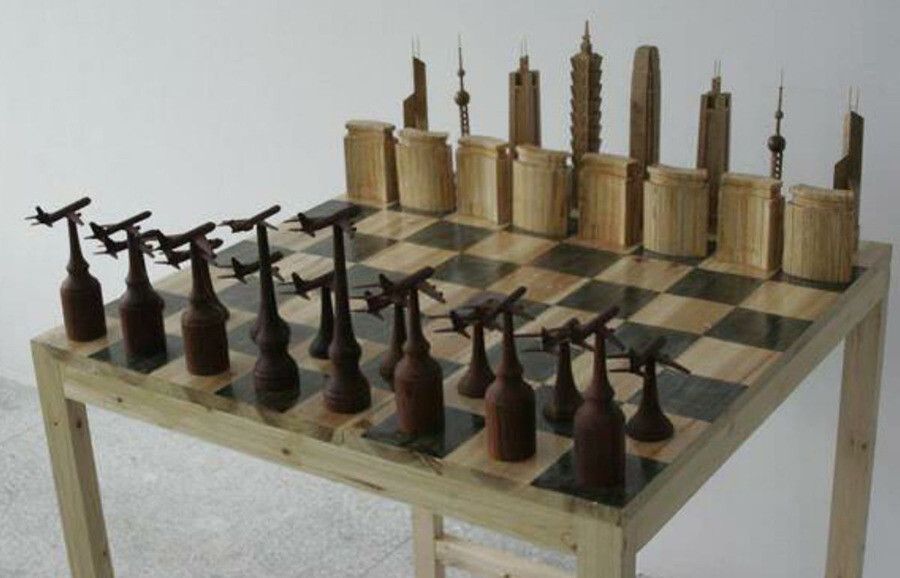 A second pawn has checked the king