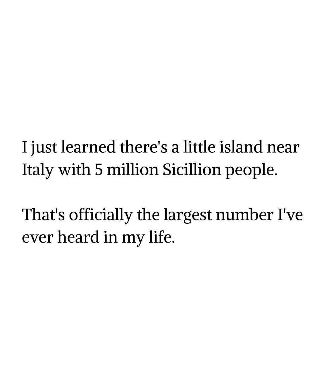 Numbers start to get really abstract at that stage