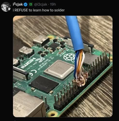 i like to solder but i'm not that good at it