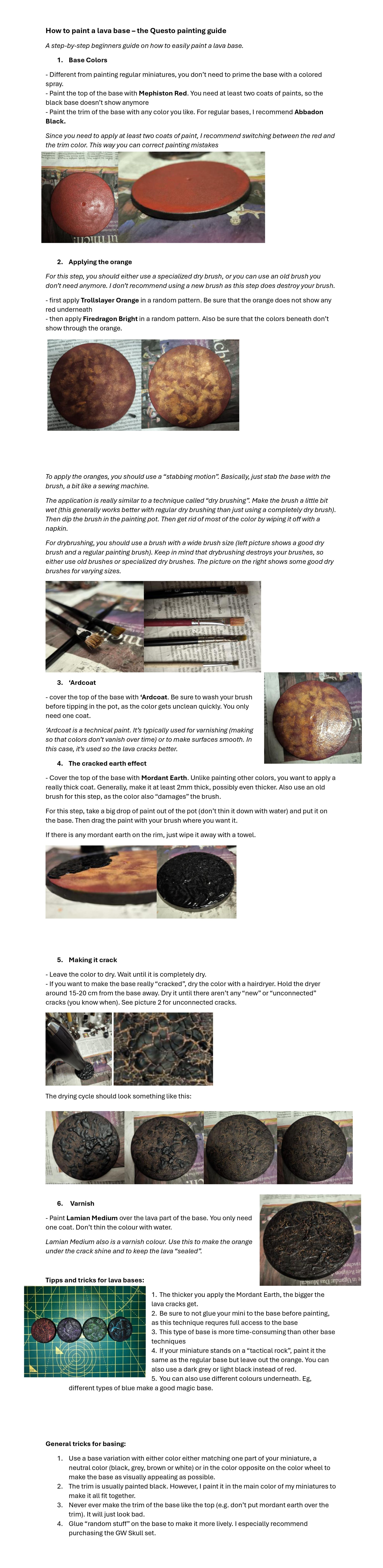 Monthly hobby posting