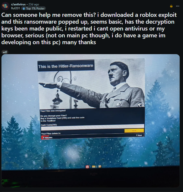 A final solution to the Roblox question