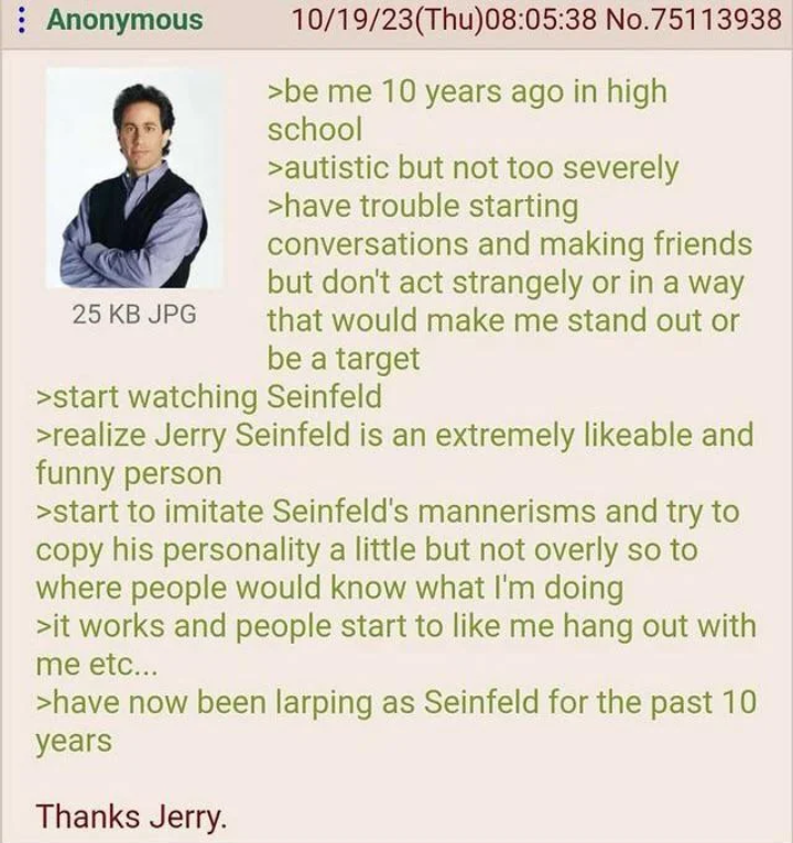 But I dont wanna be a Jerry!