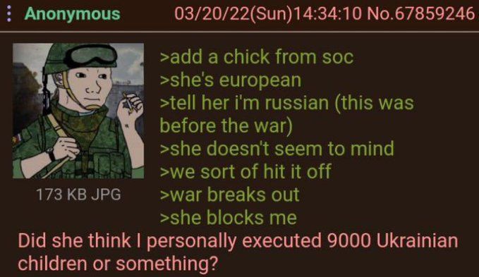 I did but that was before the war