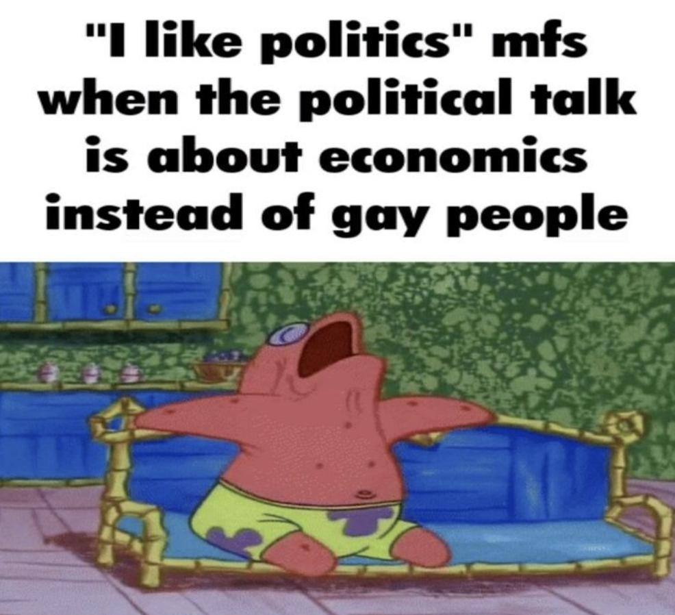 If you want to be gae become a right-winger, it's that easy