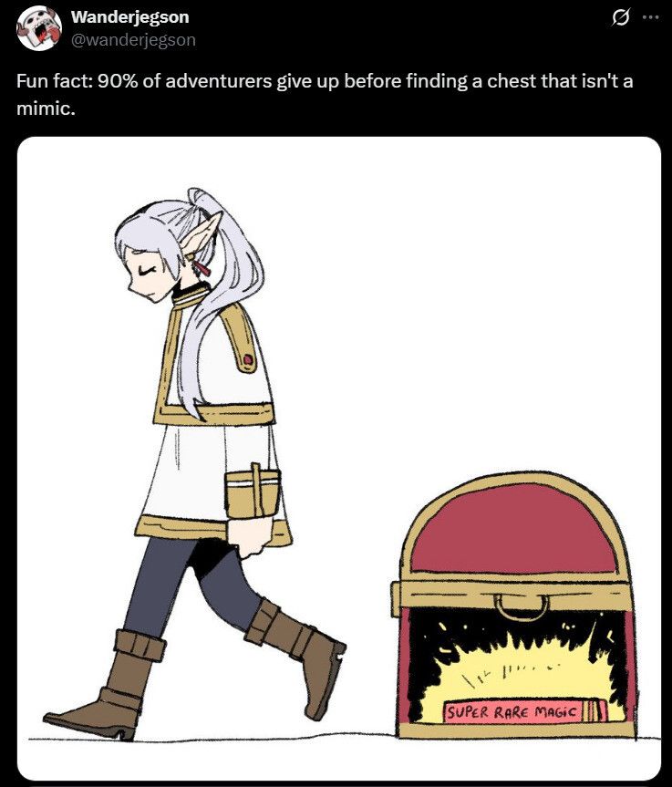 That mimic learned to use bait for nothing