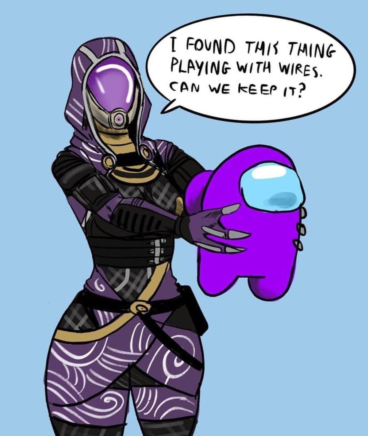 Does Tali counts as an Amogus?