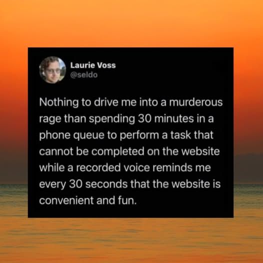 he called? waste his time